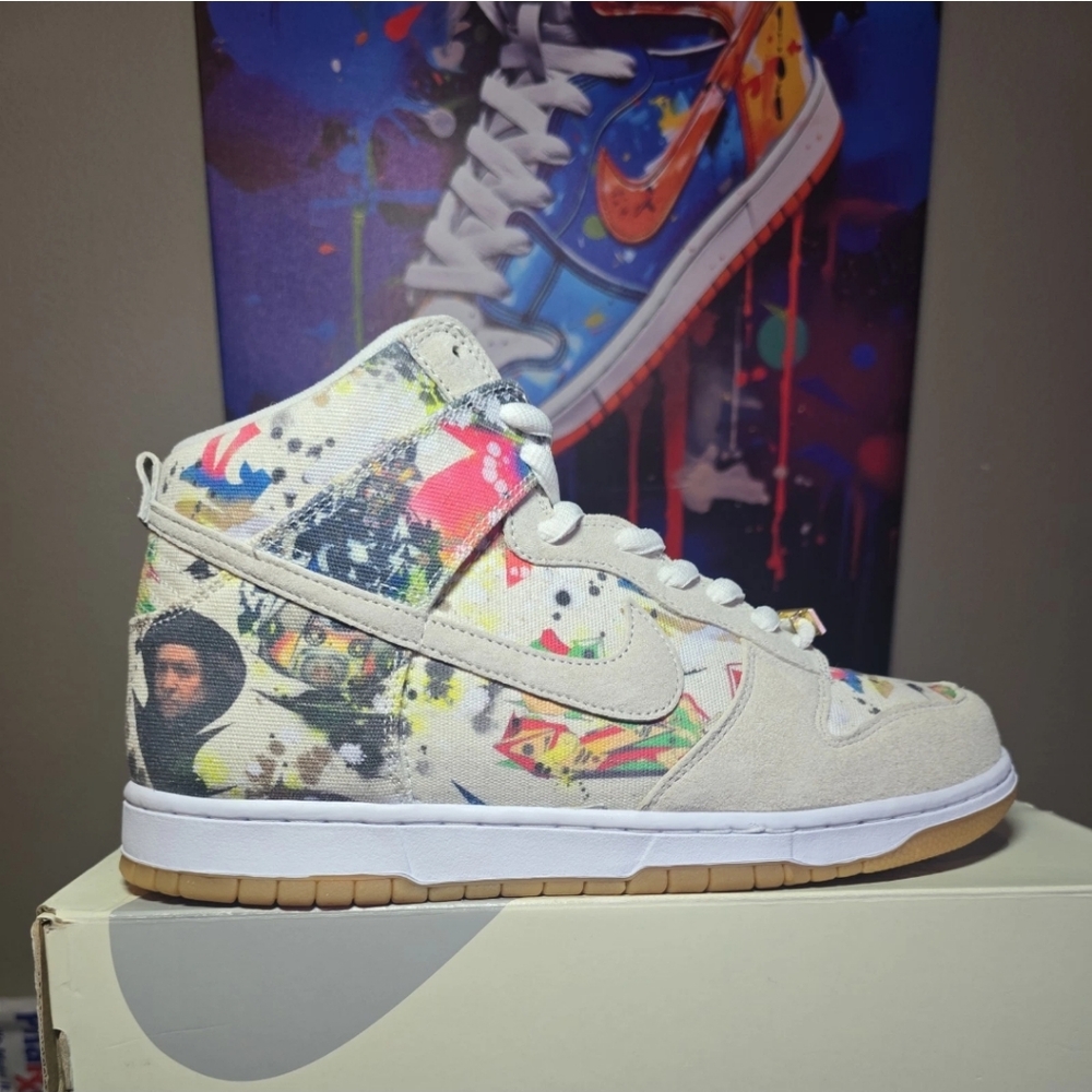 Nike SB Dunk High "SUPREME RAMMELLZEE" 2023 Brad New !